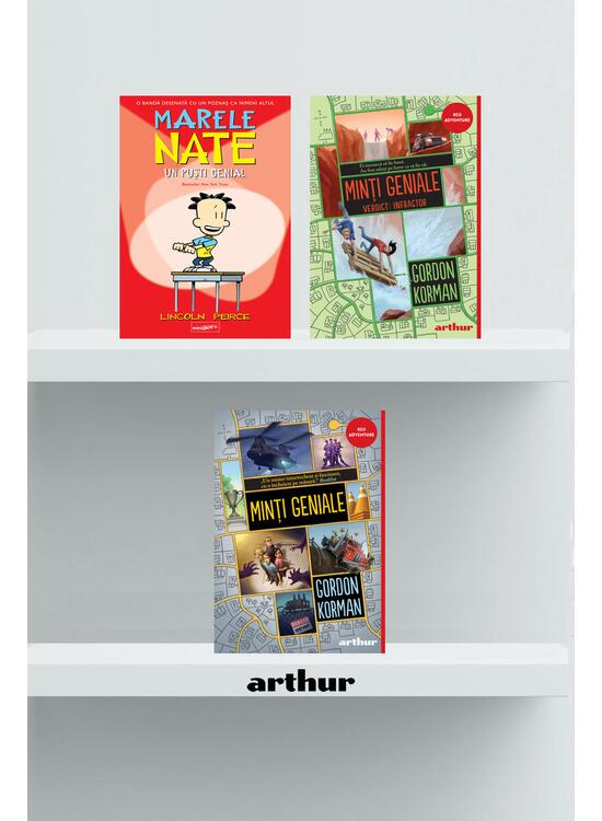 Copertă produs Pachet genial (Verdict Infractor, Marele Nate, Minți geniale) - gallery big 1