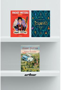 Copertă produs Pachet Rowling Harry Potter (Pocket Potters 1, Camera Secretelor, Ickabog)