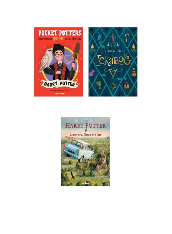 Copertă produs Pachet Rowling Harry Potter (Pocket Potters 1, Camera Secretelor, Ickabog) - gallery big 5