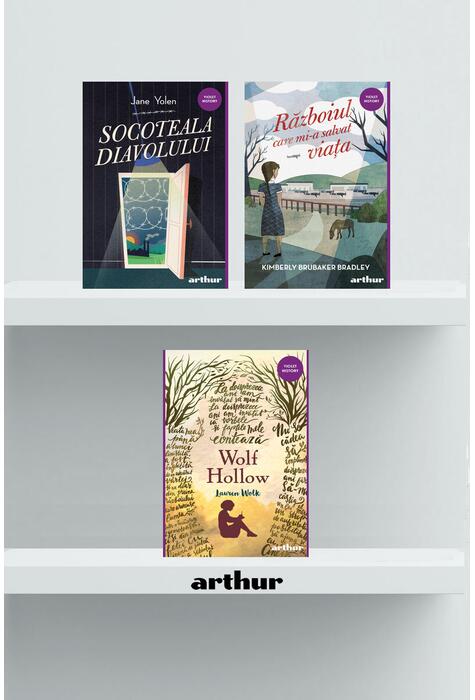 Copertă produs Pachet Violet History Război (Războiul care mi-a salvat viața, Socoteala diavolului, Wolf Hollow)