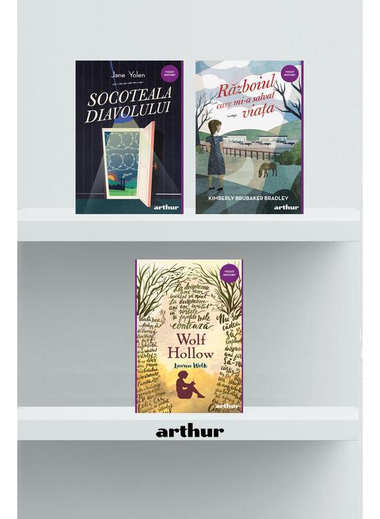 Copertă produs Pachet Violet History Război (Războiul care mi-a salvat viața, Socoteala diavolului, Wolf Hollow) - gallery big 1