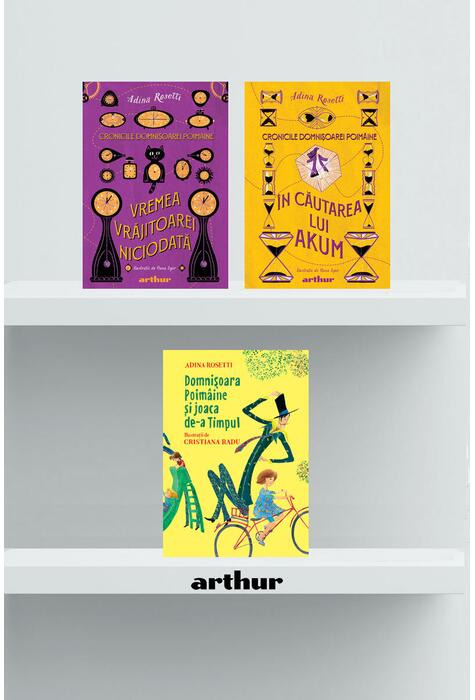 Copertă produs Pachet Domnișoara Poimâine ( Joaca de-a Timpul, În căutarea lui Akum, Vremea Vrăjitoarei)