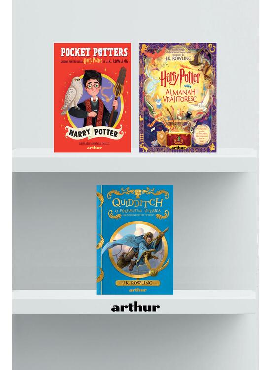 Copertă produs Pachet Harry Potter ( Almanah Vrăjitoresc, Quidditch, Pocket Potters1) - gallery big 1