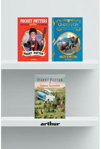 Copertă produs Pachet Harry Potter (Camera Secretelor,Quidditch, Pocket Potters 1)