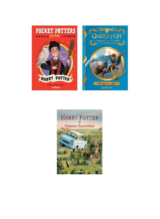 Copertă produs Pachet Harry Potter (Camera Secretelor,Quidditch, Pocket Potters 1) - gallery big 5