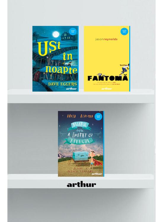 Copertă produs Pachet Smart Blue ( Fantomă, Uși în noapte, Băiatul care a înotat cu piranha) - gallery big 1