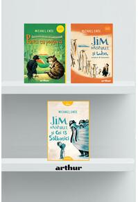 Copertă produs Pachet Michael Ende ( Jim Năsturel şi cei 13 sălbatici, Lukas mecanicul, Punci cu porunci)