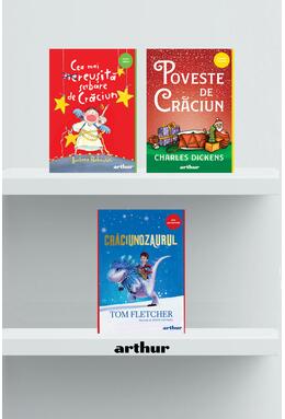 Copertă produs Pachet Aventuri de Crăciun ( Cea mai reușită serbare de Crăciun, Poveste de Crăciun, Crăciunozaurul)