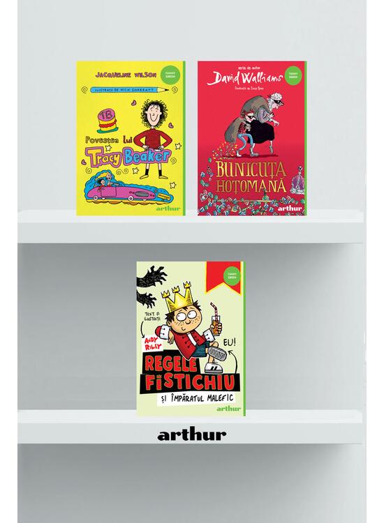 Copertă produs Pachet Funny Green (Bunicuța hoțomană, Regele Fistichiu,Tracy Beaker) - gallery big 1