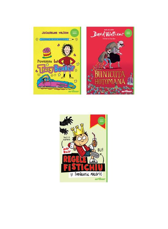 Copertă produs Pachet Funny Green (Bunicuța hoțomană, Regele Fistichiu,Tracy Beaker) - gallery big 5