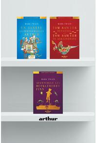 Copertă produs Pachet Mari clasici ilustrați ( Tom Sawyer, Huckleberry Finn, Un yankeu)