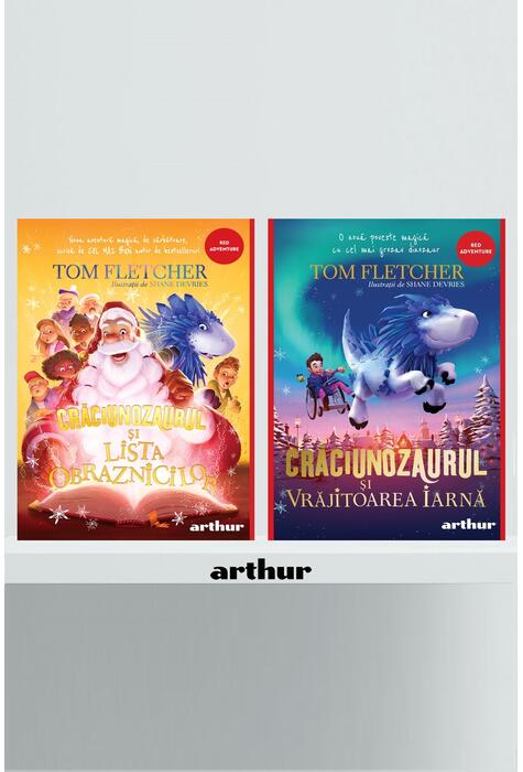Copertă produs Pachet Crăciunozaurul ( Lista obraznicilor, Vrăjitoarea Iarnă)