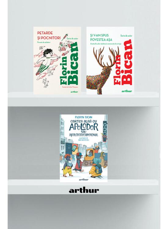 Copertă produs Pachet F. Bican(Cartea albă cu Apolodor, Și v-am spus povestea, Petarde și pocnitori) - gallery big 1