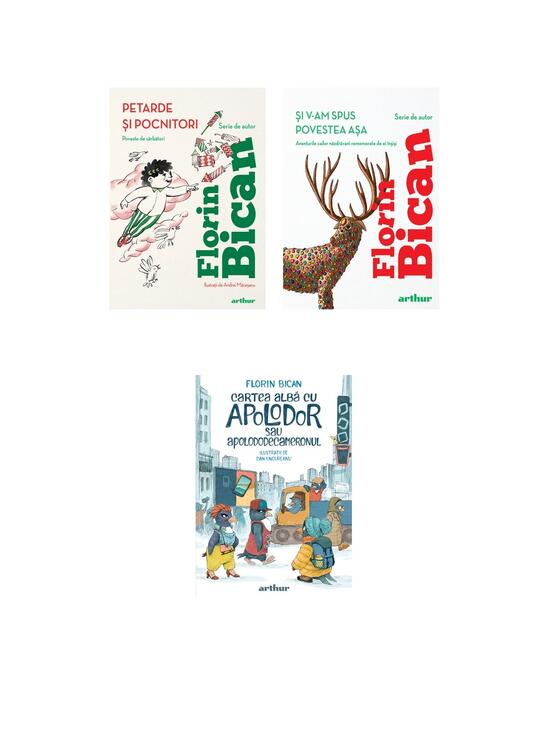 Copertă produs Pachet F. Bican(Cartea albă cu Apolodor, Și v-am spus povestea, Petarde și pocnitori) - gallery big 5