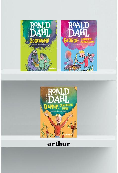 Copertă produs Pachet Roald Dahl (Gogomanii, George, Danny)