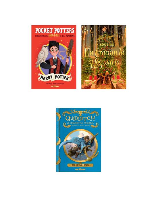 Copertă produs Pachet fan Harry Potter (Crăciun la Hogwarts, Quidditch, Pocket Potters 1) - gallery big 5