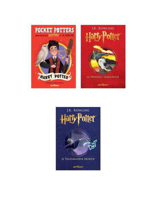 Copertă produs Pachet fan Harry Potter volumele 6-7 și ghidul ( Prințul Semisânge, Talismanele Morții) - gallery big 5