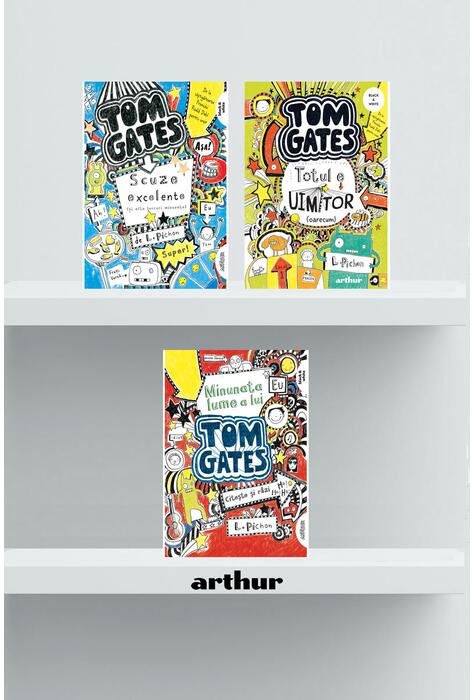 Copertă produs Pachet seria Tom Gates (primele 3 volume)