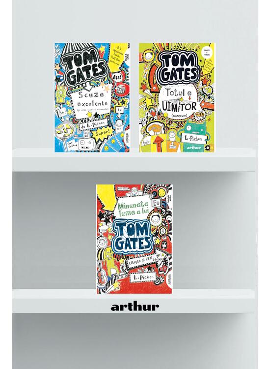 Copertă produs Pachet seria Tom Gates (primele 3 volume) - gallery big 1