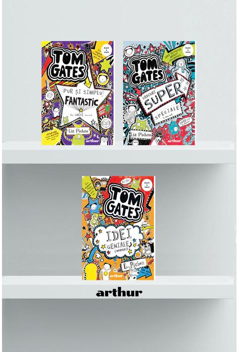 Copertă produs Pachet Seria Tom Gates (volumele 4-6)