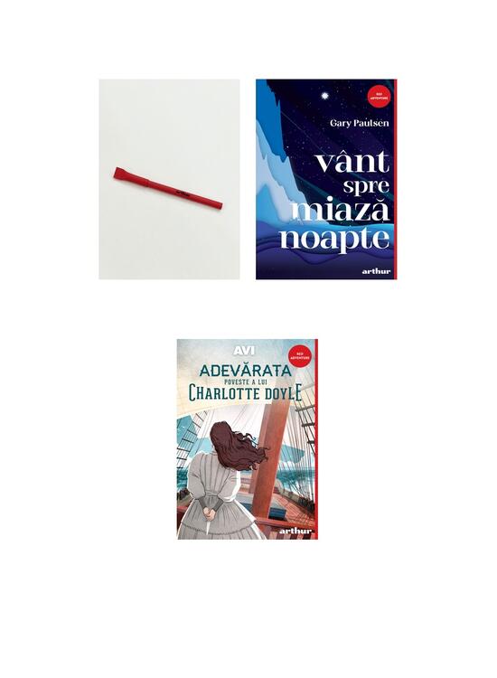 Copertă produs Pachet Red Adventure (Charlotte Doyle, Vânt spre miazănoapte, pix) - gallery big 6