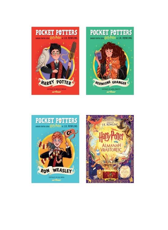 Copertă produs Pachet promo Harry Potter. Almanah Vrăjitoresc și prietenii din Hogwarts (Harry, Ron, Hermione) - gallery big 8