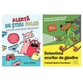 Copertă produs Pachet cărți gândire critică pentru copii (Alertă de știri false, Detectivul erorilor de gândire) - gallery small 