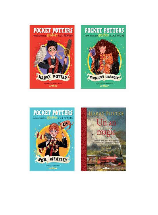 Copertă produs Pachet educativ Harry Potter pentru copii 8&ndash;14 ani (Un an magic, 3 ghiduri Pocket Potters) - gallery big 8