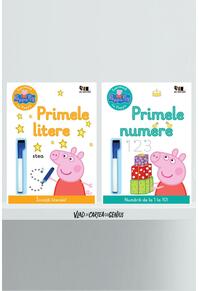 Copertă produs Pachet Exersează cu Peppa Pig (Primele numere, Primele litere)
