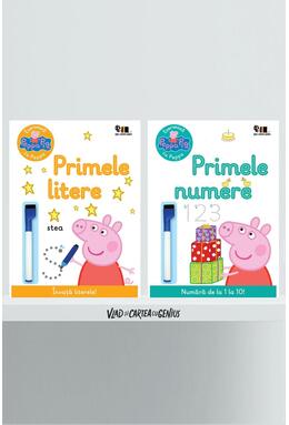 Copertă produs Pachet Exersează cu Peppa Pig (Primele numere, Primele litere)
