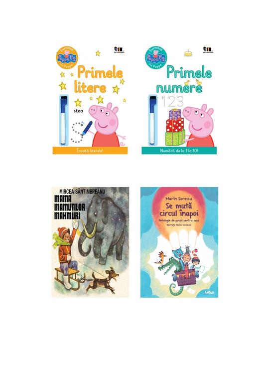 Copertă produs Pachet lecturi pentru 7 ani (Primele litere, Primele numere, Mama mamuților, Se mută circul înapoi) - gallery big 6