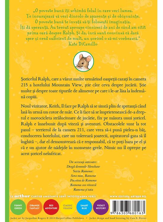 Copertă produs Șoarecele și motocicleta | paperback - gallery big 2