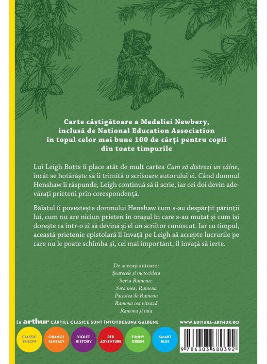 Copertă produs Dragă domnule Henshaw | paperback - gallery big 2