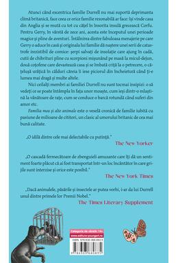 Copertă produs Familia mea și alte animale | paperback