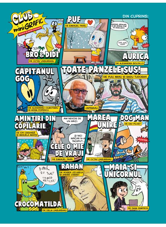 Copertă produs Club miniGrafic 1. Aventuri și cunoaștere &icirc;n benzi desenate - gallery big 2