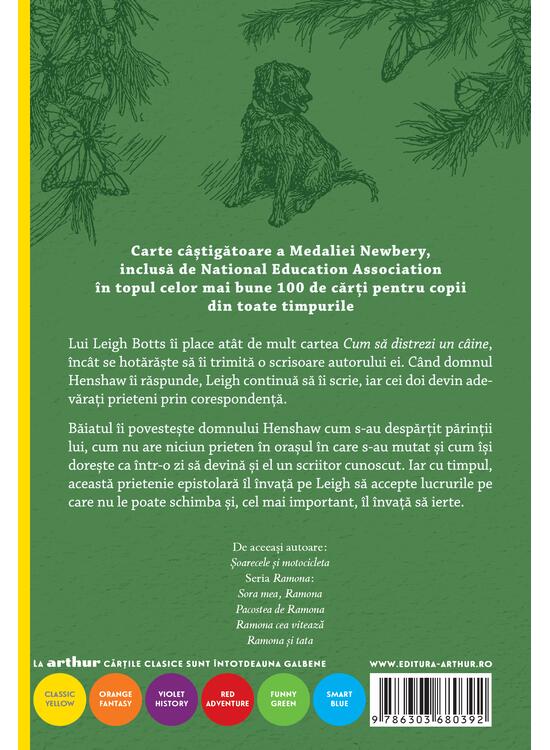 Copertă produs Dragă domnule Henshaw | paperback - gallery big 2