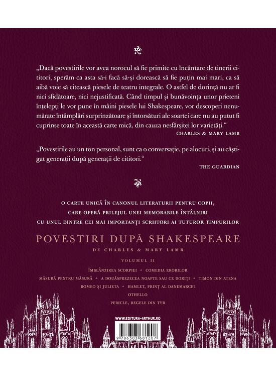 Copertă produs Povestiri după Shakespeare. Volumul II - gallery big 2