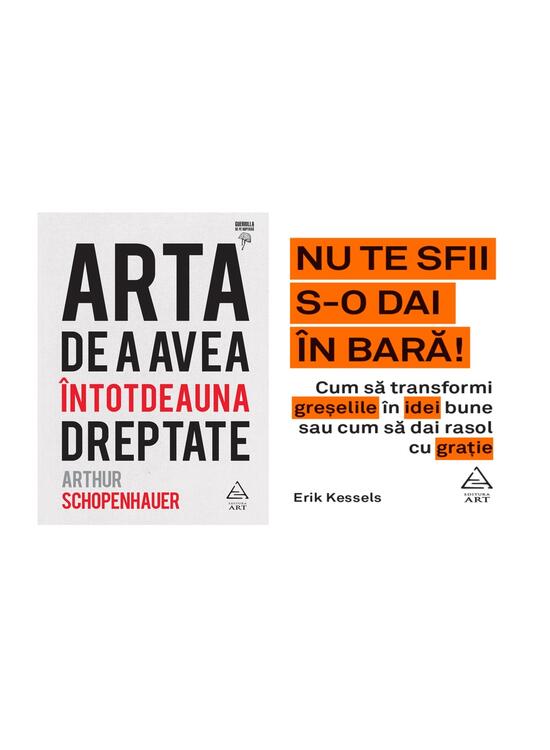 Copertă produs Pachet promo Arta de a avea dreptate și Nu te sfii s-o dai &icirc;n bară - gallery big 4