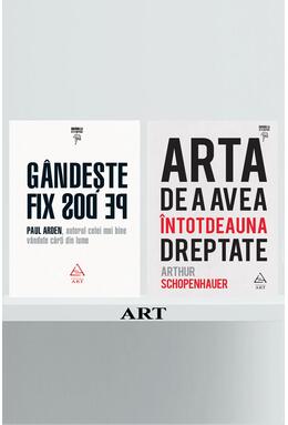 Copertă produs Pachet promo Arta de a avea dreptate și G&acirc;ndește fix pe dos