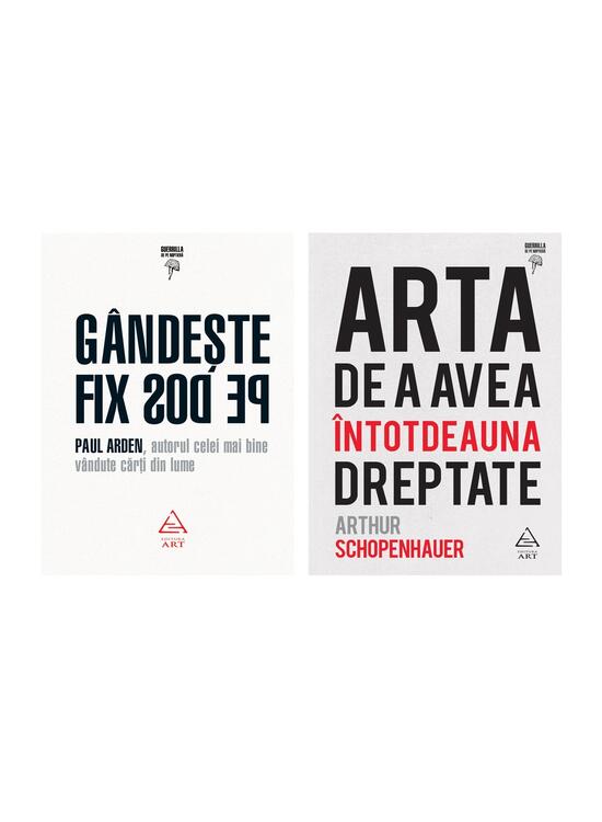 Copertă produs Pachet promo Arta de a avea dreptate și G&acirc;ndește fix pe dos - gallery big 4