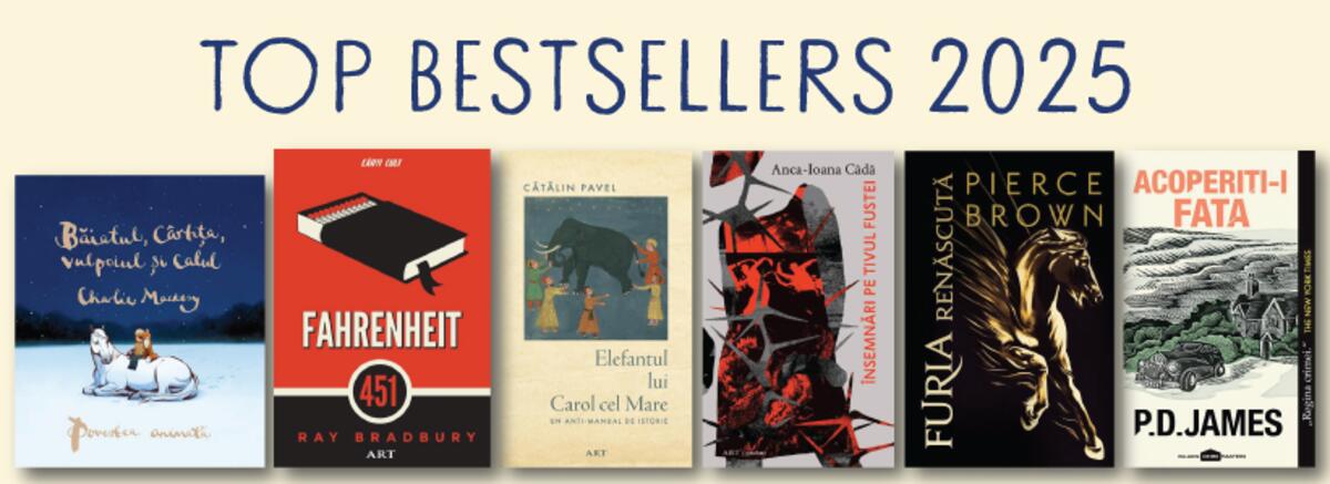 Top bestsellers 2025 Grupul Editorial ART