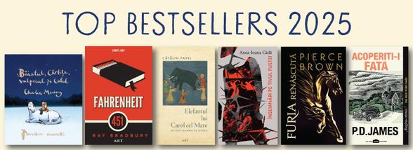 Top bestsellers 2025 Grupul Editorial ART