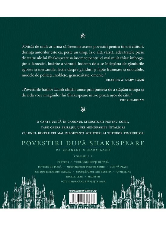 Copertă produs Pachet Povestiri după Shakespeare ( 2 volume ilustrate) - gallery big 2