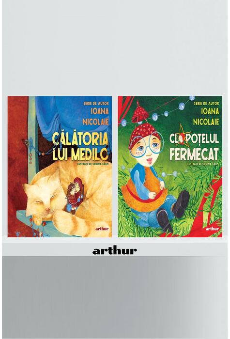 Copertă produs Pachet de autor Ioana Nicolaie (Călătoria lui Medilo, Clopoțelul fermecat)