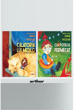 Copertă produs Pachet de autor Ioana Nicolaie (Călătoria lui Medilo, Clopoțelul fermecat)