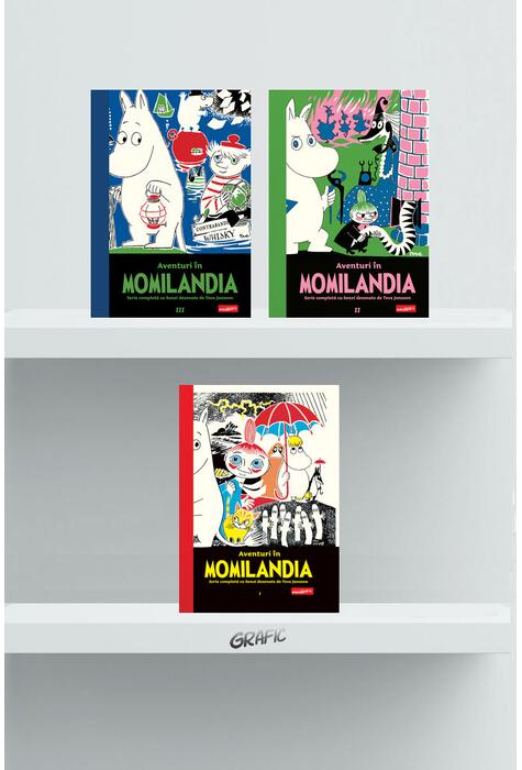 Copertă produs Pachet Aventuri &icirc;n Momilandia banda desenată ( 3 volume)