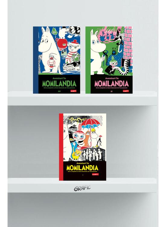 Copertă produs Pachet Aventuri &icirc;n Momilandia banda desenată ( 3 volume) - gallery big 1