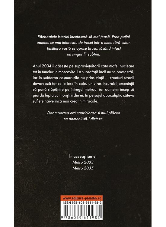 Copertă produs Metro 2034 | paperback - gallery big 2