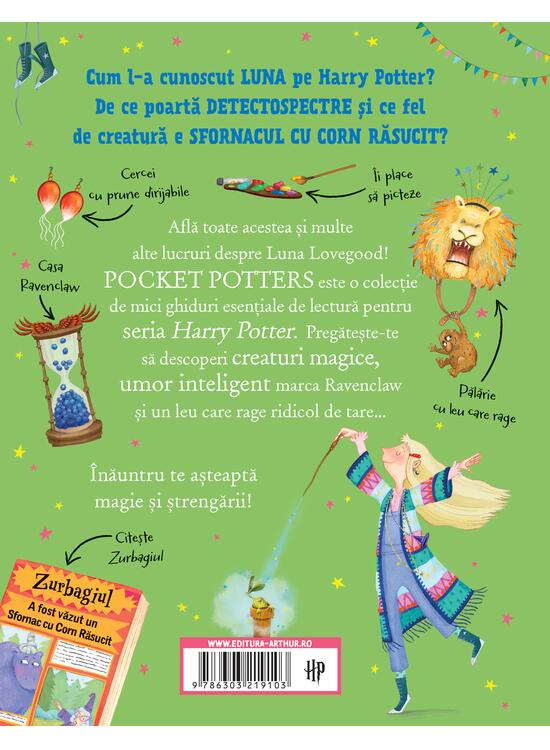 Copertă produs Pocket Potters 4. Ghiduri pentru Seria Harry Potter de J.K. Rowling: Luna Lovegood - gallery big 2