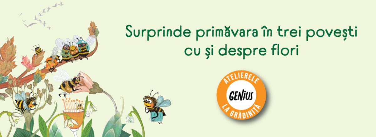 Surprinde primăvara &icirc;n trei povești cu și despre flori
